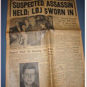 Hammond Times Nov 23 1963 Newspaper Kennedy Assasination